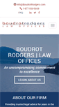 Mobile Screenshot of boudrotrodgers.com